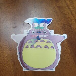 My Neighbor Totoro Lenticular 3D Decal . NEW